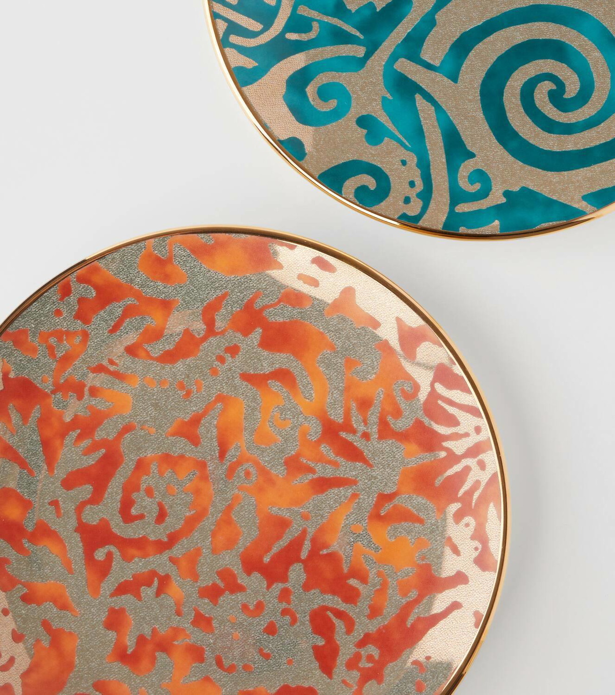 L'Objet Fortuny set of 4 earthenware dessert plates