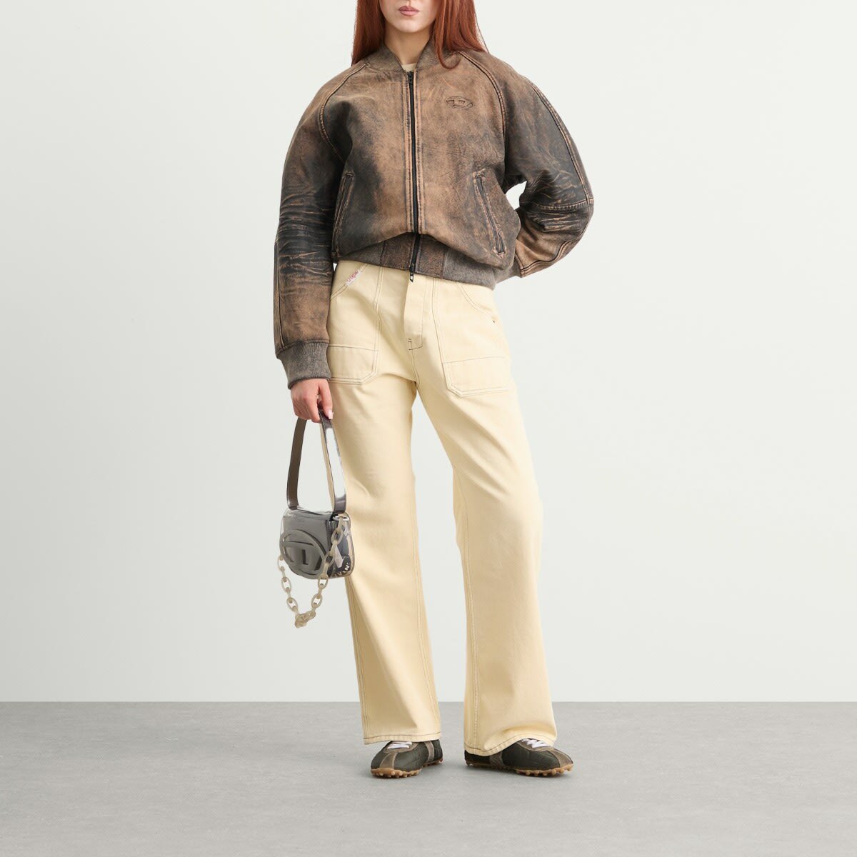 END. x Diesel Archive Pant in Bright White
