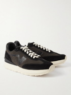 Visvim - FKT Runner Suede- and Leather-Trimmed Nylon-Blend Sneakers - Black