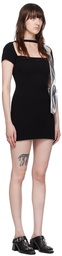 Courrèges Black Hyperbole Minidress