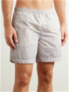 C.P. Company - Straight-Leg Mid-Length Bandana-Print Swim Shorts - Purple