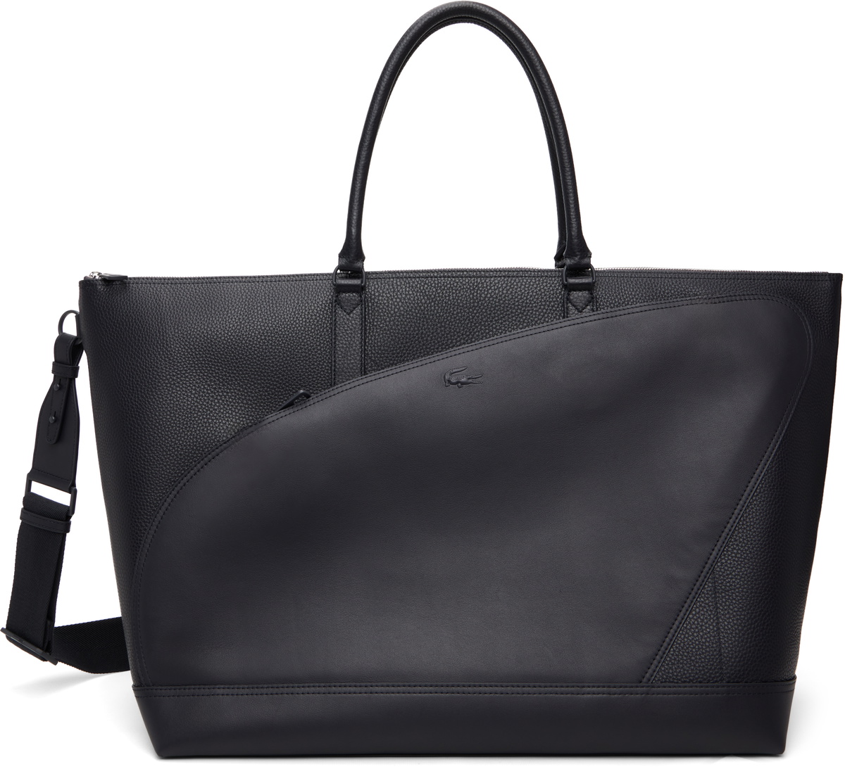 Lacoste Black L.12.12 Concept Zip Tote Lacoste