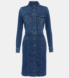 7 For All Mankind Luxe denim shirt dress