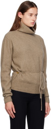 LE17SEPTEMBRE Beige Waist String Turtleneck