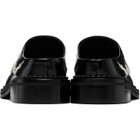 Simone Rocha Black Floral Lace Mule Loafers