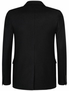 SAINT LAURENT - Double Breast Wool Blend Jacket