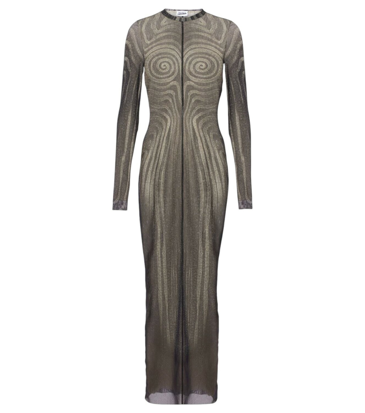 Robe Et Gilet Jean Paul Gaultier – Années 2000 – Maille Mesh Orange – Taille S – Modèle Rare Y2K