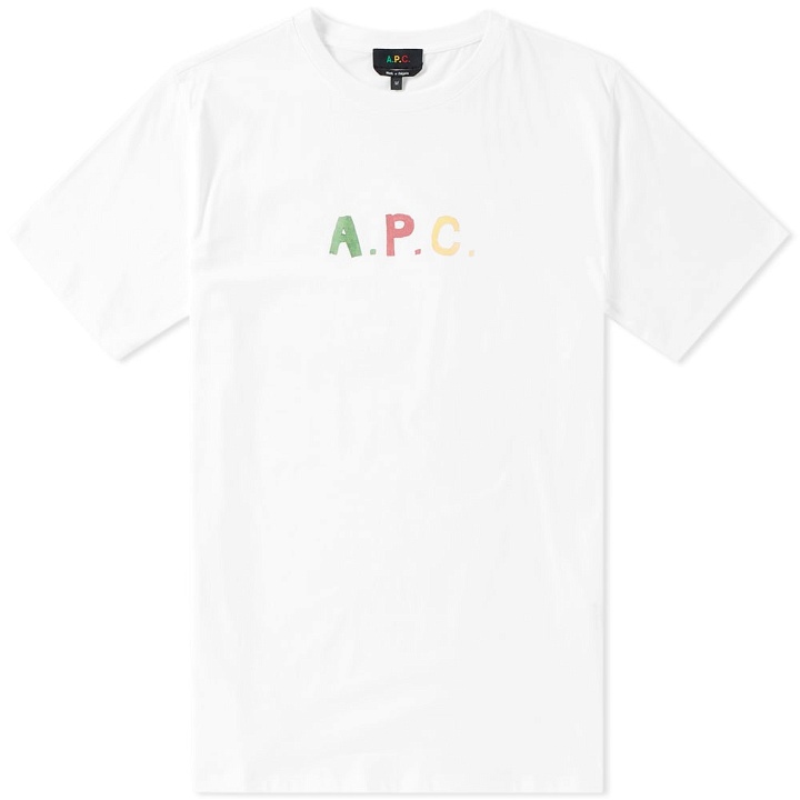 Photo: A.P.C. Colours Logo Tee