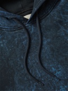 Nicholas Daley - Garment-Dyed Cotton-Jersey Hoodie - Blue