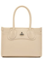 Vivienne Westwood Troy Small Leather Tote Cross-body bag - Cream - One Size