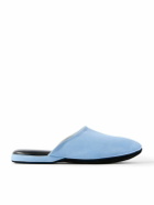 Charvet - Suede Slippers - Blue