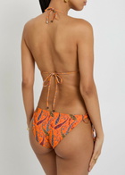 Etro Patterned Triangle Bikini Orange