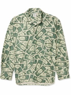 VETEMENTS - Printed Satin Shirt - Green