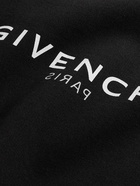 Givenchy - Logo-Print Cotton-Jersey Sweatshirt - Black