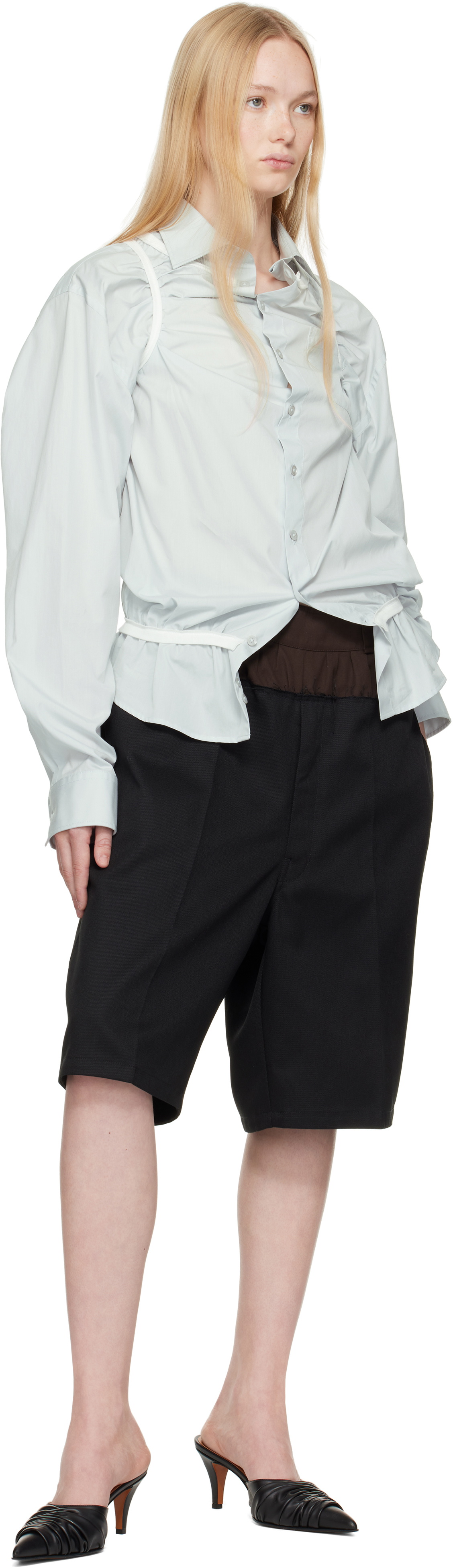 Maison Margiela Black 'Anonymity Of The Lining' Shorts