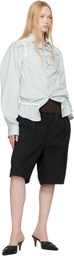 Maison Margiela Black 'Anonymity Of The Lining' Shorts