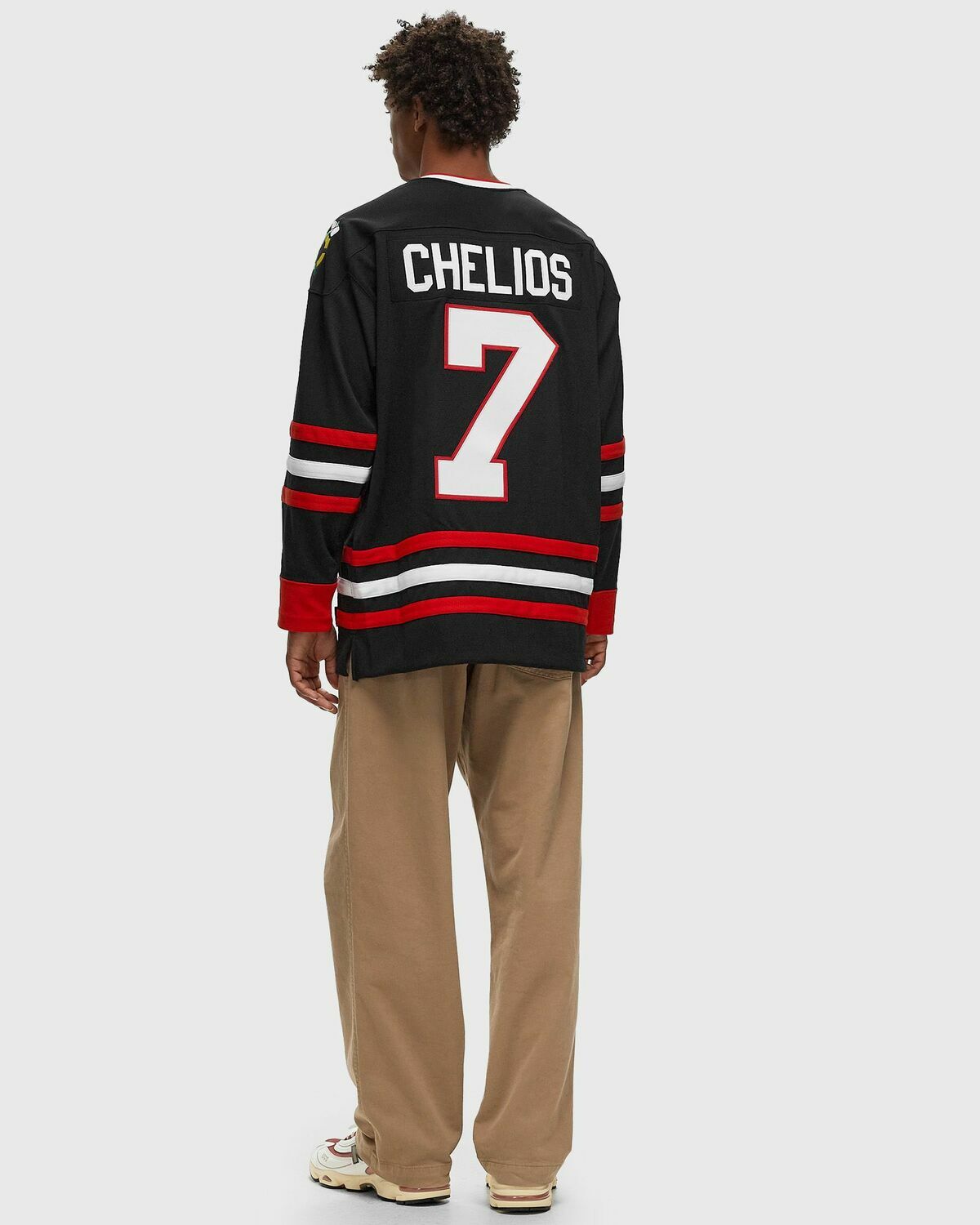 Mitchell & Ness Nhl Jersey Chicago Blackhawks Alternate 1997 Chris Chelios #7 Black Jerseys