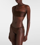 Jade Swim Apex one-shoulder bikini top