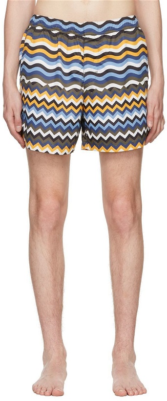 Photo: Missoni Multicolor Polyester Swim Shorts