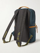 Master-Piece - Link Leather-Trimmed Nylon-Twill Backpack