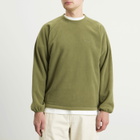 Gramicci Men's Thermal Fleece Crew Sweater in Olive