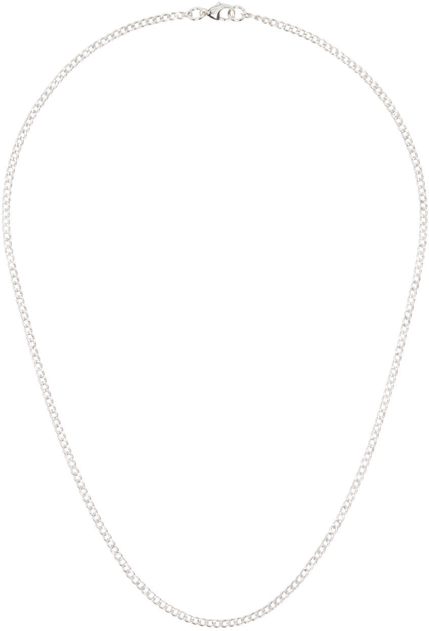 MAPLE Silver Curb Chain 4mm Necklace
