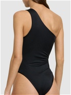 BALMAIN Sequined One Shoulder One Piece Swimsuit