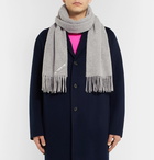 Acne Studios - Canada Fringed Mélange Wool Scarf - Men - Gray