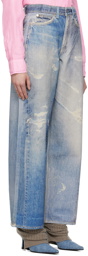 Our Legacy Blue Full Cut Jeans