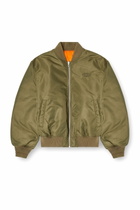 Diesel Padded bomber jacket with Oval D embroidery - Winter Jackets Mens in Multicolor