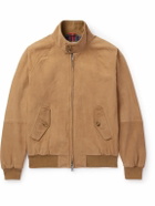 Baracuta - G9 Suede Harrington Jacket - Neutrals