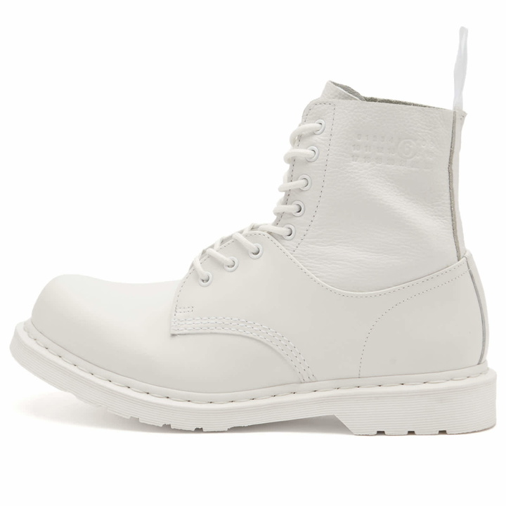Photo: MM6 Maison Margiela Men's x Dr Martens 1460 8-Eye Boot in White