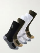 Portal - Pattern Active Three-Pack Jacquard-Knit Socks - Multi