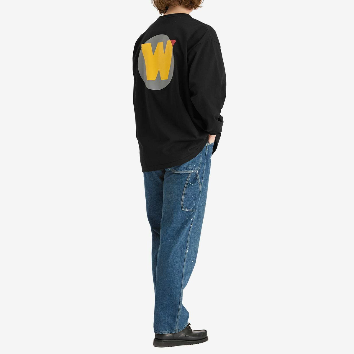 WTAPS Men's TNNL Long Sleeve T-Shirt in Black WTAPS