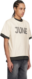 Glass Cypress White 'June' T-shirt