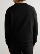 Balmain - Logo-Print Cotton-Jersey Sweatshirt - Black