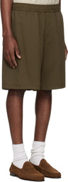 WOOYOUNGMI Brown Twill Shorts