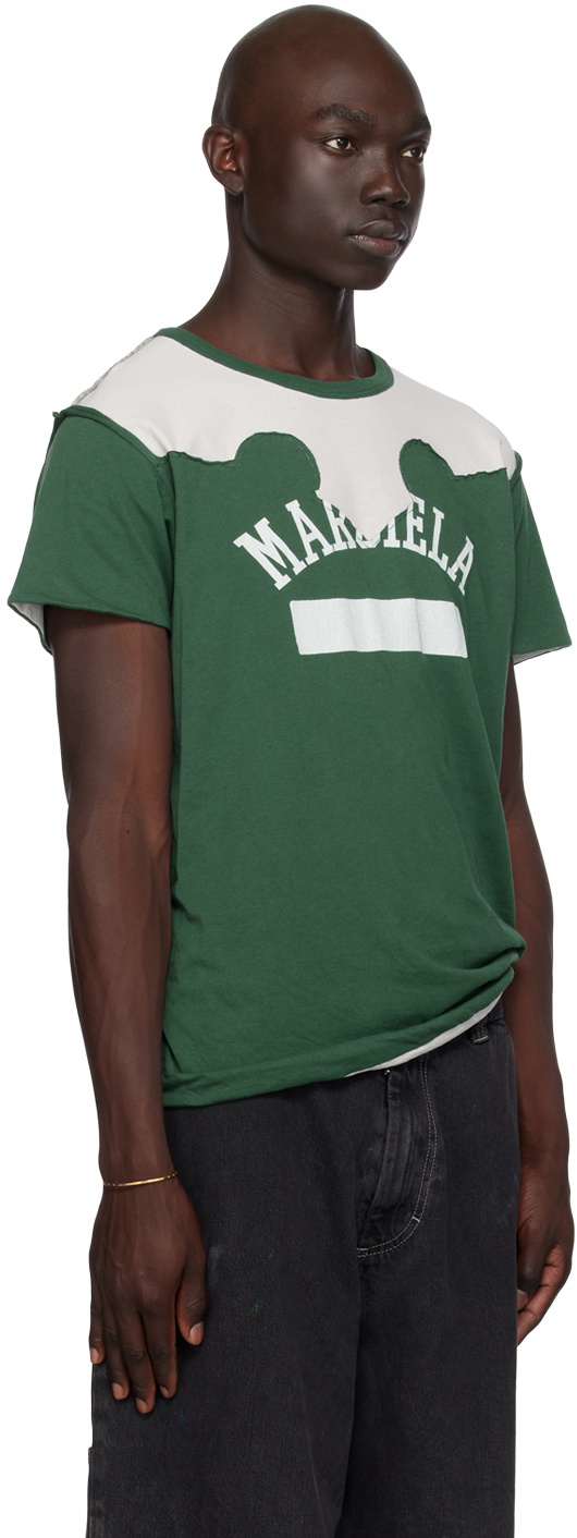 Maison Margiela Green & White Décortiqué T-Shirt Maison Margiela