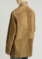Arma Benny Suede Blazer Olive