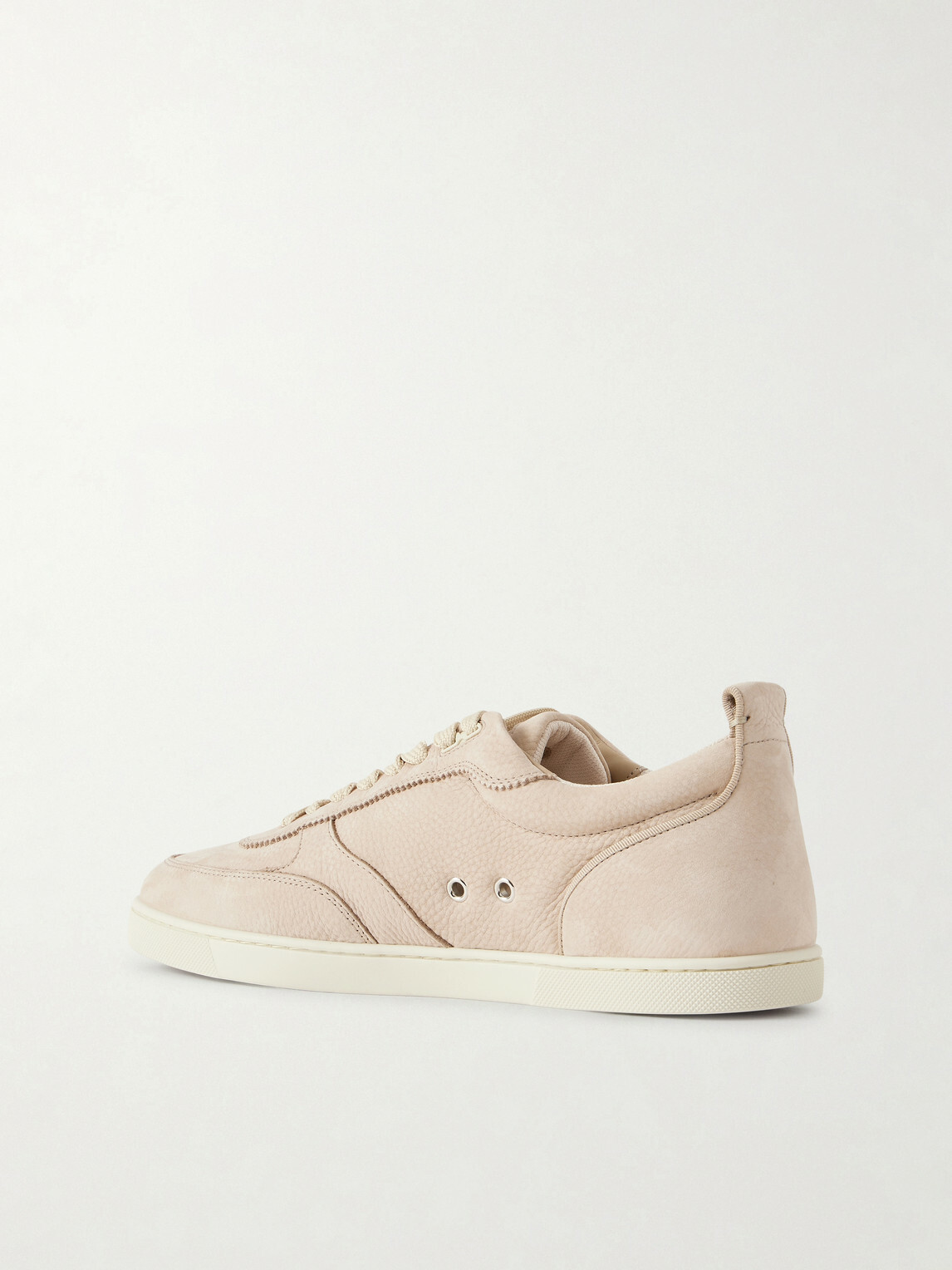 Christian Louboutin - Tutti Rui Perforated Nubuck Sneakers - Neutrals