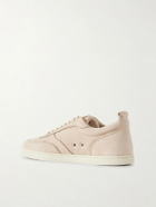 Christian Louboutin - Tutti Rui Perforated Nubuck Sneakers - Neutrals