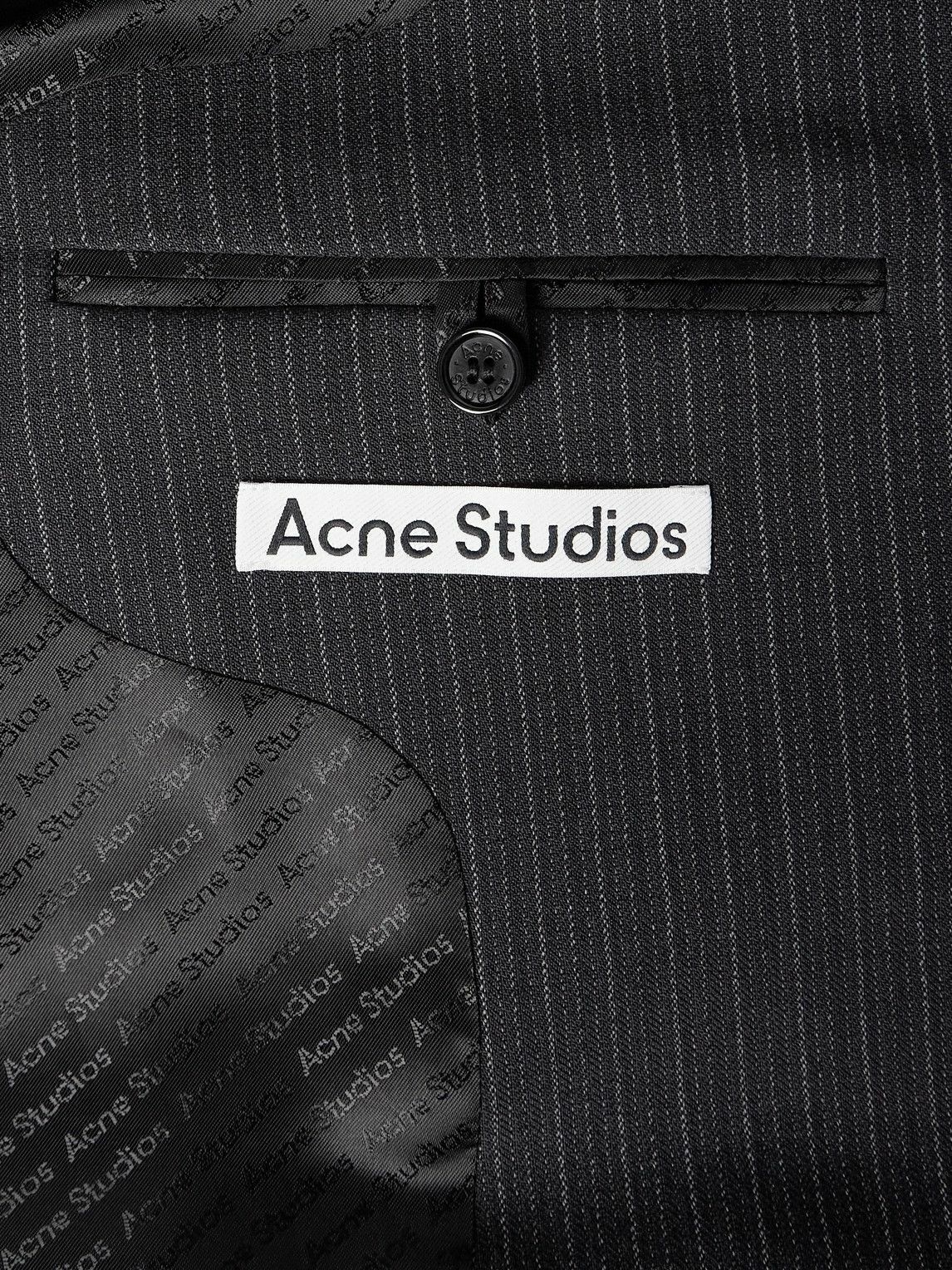 Acne Studios - Jarvel Double-Breasted Pinstriped Wool-Blend Suit