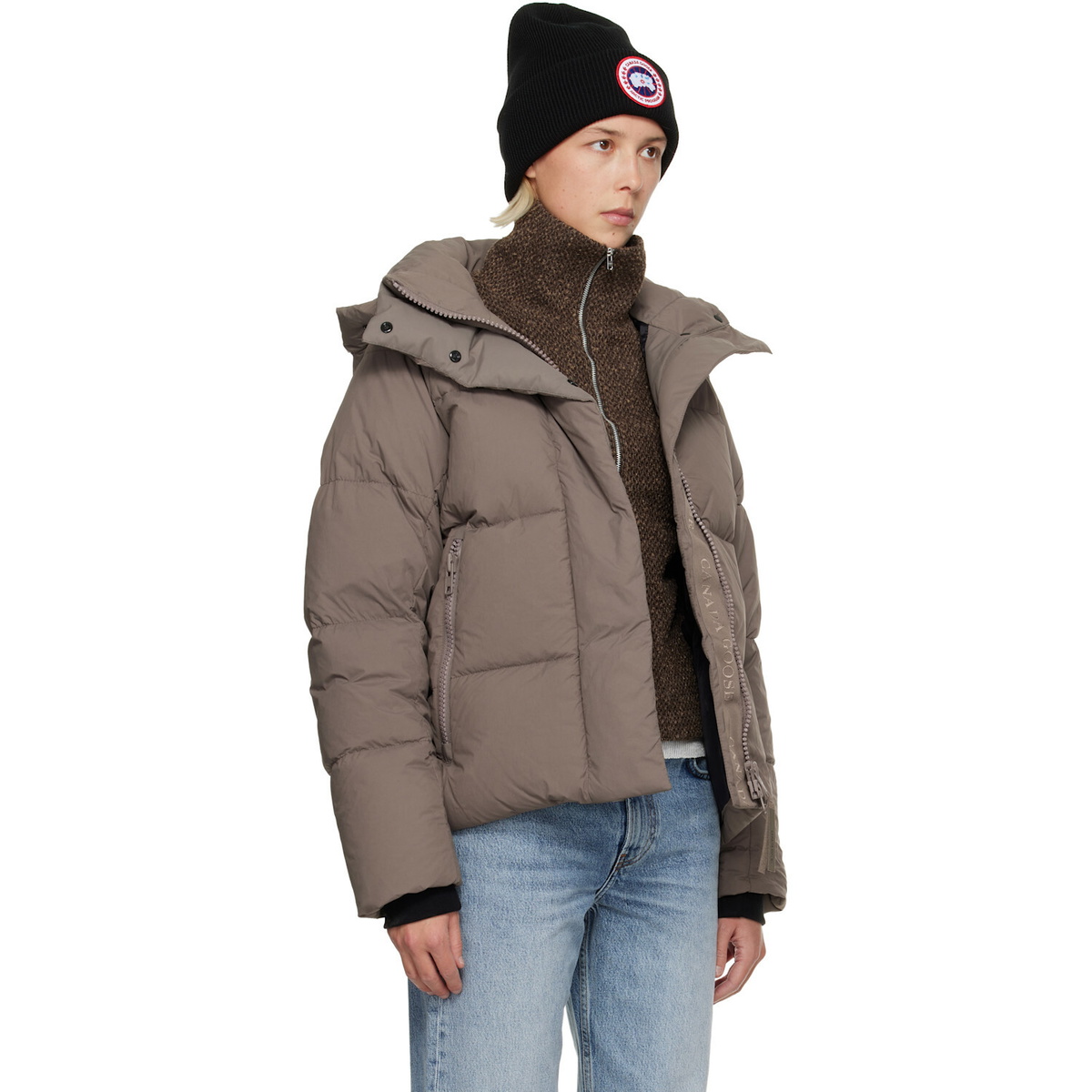 Canada Goose Taupe Junction Down Jacket