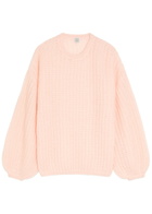 Toteme Puffed Mohair-blend Jumper Light Pink
