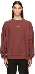 Maison Margiela Burgundy Uniform Sweatshirt
