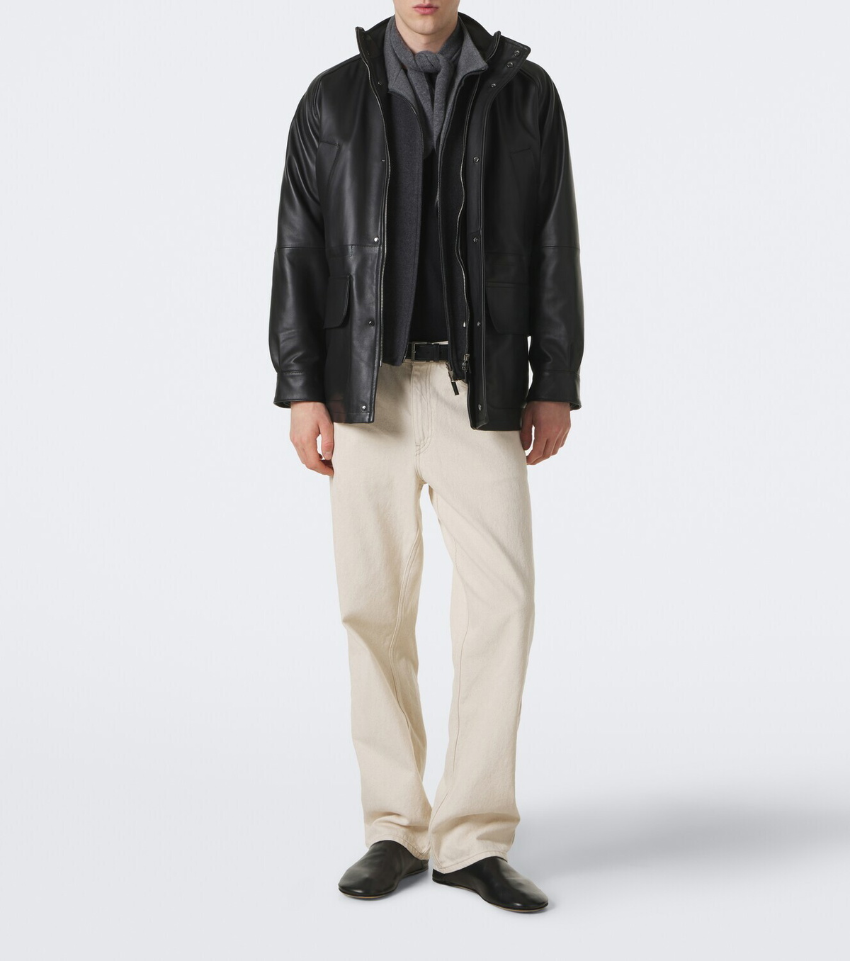 Stòffa Reversible wool fleece jacket
