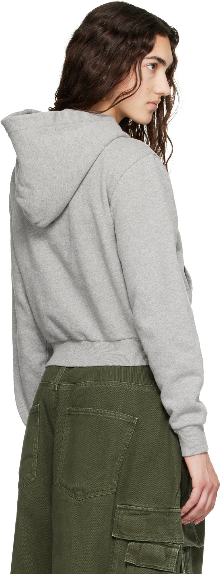 ABRA Gray Cardigan Hoodie