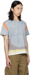 Eckhaus Latta Gray Lapped T-shirt