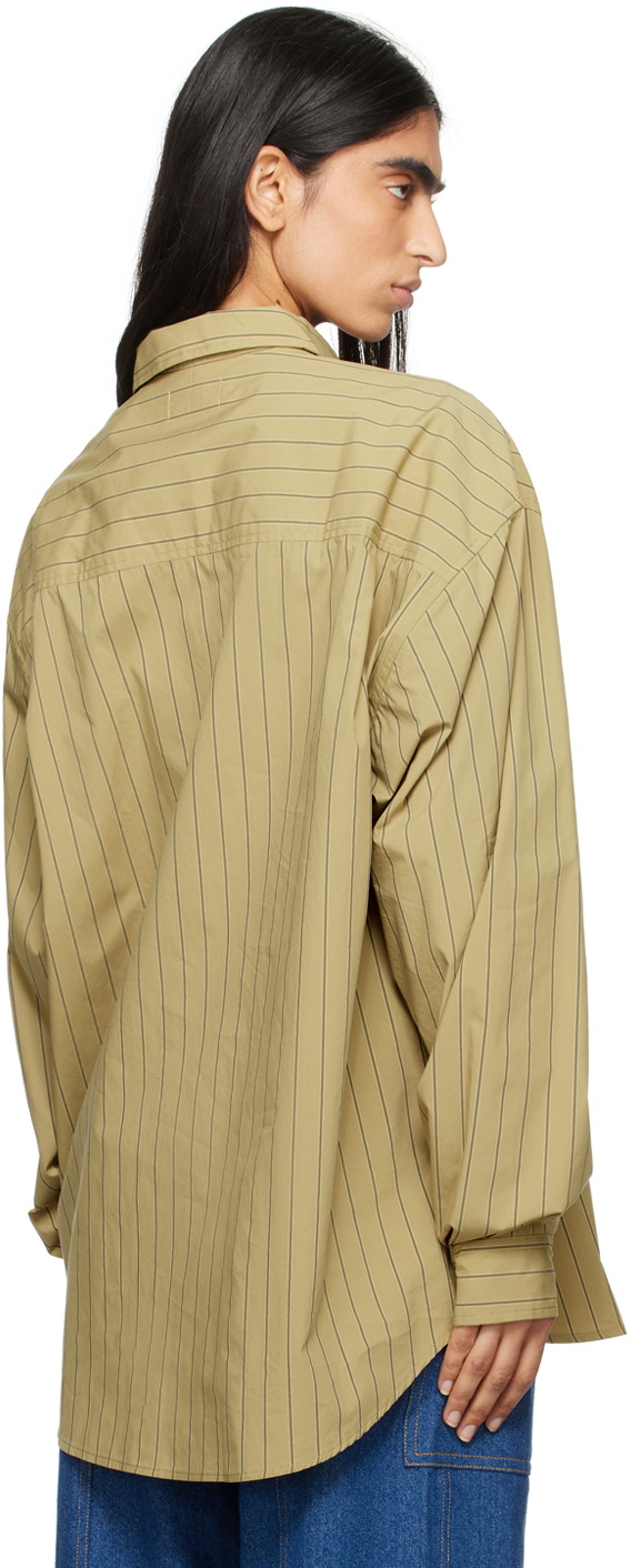 Gil Rodriguez Khaki Big Button Up Shirt