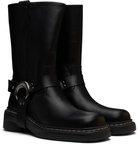 Marine Serre Black Ms Moto Boots